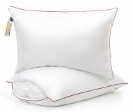 Подушка №1177 DeLuxe Hand Made EcoSilk упругая MirSon 40x40 см белый