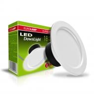 Світильник світлодіодний вбудовуваний Eurolamp 18 Вт білий LED-DLR-18/4(Е)
