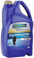 Моторне мастило RAVENOL RAV OUTBOARD SYNT 2T 5 л (RAV OUTBOARD SYNT 2T 5L)