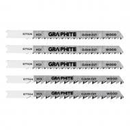 Набор пилочек для электролобзика GRAPHITE 5 шт. 57T529