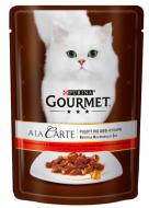 Корм Gourmet A la Carte A la Carte шматочки з яловичиною 85 г