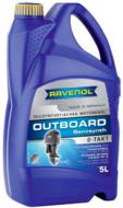 Моторне мастило RAVENOL RAV OUTBOARD SEMI 2T 5 л (RAV OUTBOARD SEMI 2T 5L)