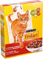 Корм Friskies Friskies з м’ясом куркою і доданою печінкою 300 г