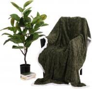 Плед Double Jacquard Sherpa 160x200 см зелений La Nuit
