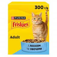 Корм сухий для котів FRISKIES by Purina з лососем та овочами 300 г