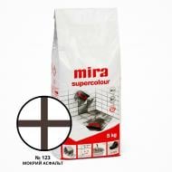 Затірка для плитки Mira Supercolour 123 5 кг мокрий асфальт