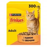 Корм сухой для взрослых кошек FRISKIES by Purina с курицей и овощами 300 г