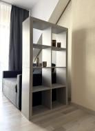 Стеллаж Inteo в гостиную Микс 2х4 платиновий сірий 1500х792х290 мм