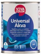 Краска водоэмульсионная Vivacolor Universal Akva Matt A мат белый 0,9 л