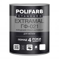 Грунтовка антикорозийная Polifarb ExtraMal ГФ-021 cерый глянец 2,7 кг