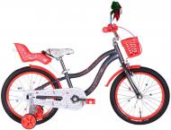 Велосипед Formula 18" 9"(23 см) ALICIA OPS-FRK-18-104 сірий із білим і кораловим