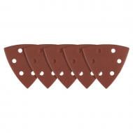 Наждачная бумага GRAPHITE Delta Velcro P80 93 x 93 мм 5 шт. 58T326