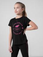 Футболка 4F 4FJSS22TTSHF121-020S р.146 чорний