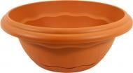 Горшок пластиковый Plastiken Terra Centro круглый 2 л терракот (7680)