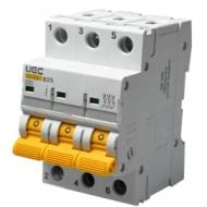 Автоматический выключатель UEC SB-M8 3P 25A B 4,5кA MCB45-3-025-B