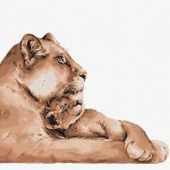 Картина за номерами Любов мами 30х30 см Ідейка