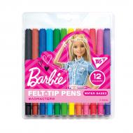 Набор фломастеров 12 цветов Barbie YES