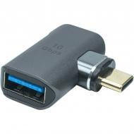 Адаптер PowerPlant USB Type-C - USB 3.1 Type-A, 10Gbps black (CA914319)