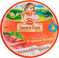 Сыр ТМ Звени Гора плавленный с вкусом бекона 140г