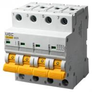 Автоматичний вимикач UEC SB-M8 4P 25A B 4,5кA MCB45-4-025-B