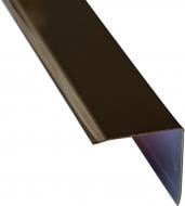 Профиль L-образный нержавеющая сталь 30 мм 2,7 м черный глянец