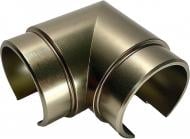 Поворот поручня 90 град D50 на стекло 10 мм