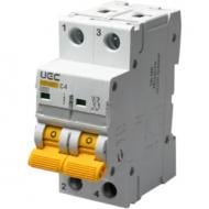 Автоматический выключатель UEC SB-M8 2P 04A C 4,5кA MCB45-2-004-C
