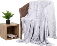 Плед 3D Embossed Leaf 162x200 см сірий La Nuit