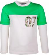 Джемпер для мальчика Flash р.128 молочный с зеленым 17PB420-1606_507-6