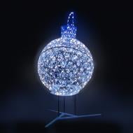 Фигура светодиодная акриловая Шар 600x1200 мм синий светодиодная (LED) 120 см