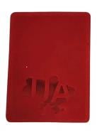 Обложка для паспорта 4PROFI ID1 UA на карте с тиснением красная