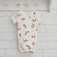 Боди детское унисекс Blanka Лисичка р.80 бежевый 110134