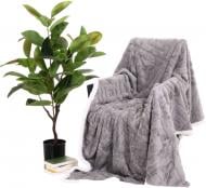 Плед Double Jacquard Sherpa 160x200 см серый La Nuit