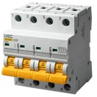Автоматический выключатель UEC SB-M8 4P 32A D 4,5кA MCB45-4-032-D