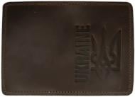 Обложка для паспорта 4PROFI ID1 Ukraine Тризуб с тиснением бежевая