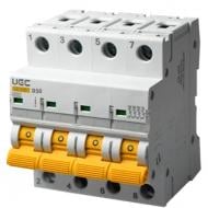 Автоматический выключатель UEC SB-M8 4P 50A D 4,5кA MCB45-4-050-D