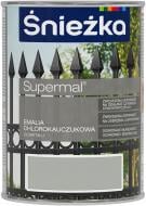 Емаль Sniezka хлоркаучукова Supermal RAL 7038 попелястий глянець 0,9 л