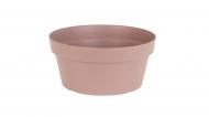 Горшок пластиковый Artevasi Capri bowl круглый 7,7 л тауп