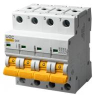 Автоматический выключатель UEC SB-M8 4P 63A D 4,5кA MCB45-4-063-D