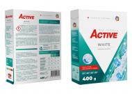Порошок для машинного та ручного прання ACTIVE chemistry White 0,4 кг