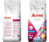 Порошок для машинной и ручной стирки ACTIVE chemistry Color 10 кг