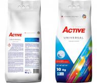 Порошок для машинного та ручного прання ACTIVE chemistry Universal відро 10 кг