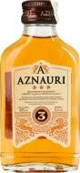 Бренди AZNAURI 40% виноградный выдержанный 3 года V.S. 0,1 л