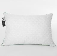 Подушка №138 Eco Line Aloe Vera Thinsulate середня MirSon 40x40 см білий із зеленим