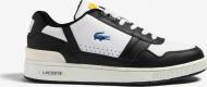 Кроссовки мужские Lacoste T-CLIP 0120 2 SMA 745SMA0076-147 р.43 белые с черным