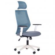 Крісло AMF Art Metal Furniture Lead White HR сірий/аквамарин Крісло AMF Art Metal Furniture Lead White HR сірий/аквамарин