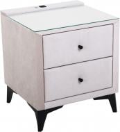 Тумба прикроватная Центр Меблів DREAM 2ш 490x660x480 мм черный/бежевый