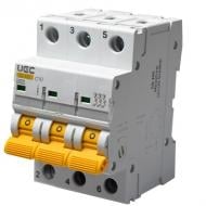 Автоматический выключатель UEC SB-M8 3P 10A C 4,5кA MCB45-3-010-C