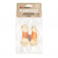Лакомство Flamingo жевательные кости обернутые мясом курицы для собак 11 см 2 шт. x 35 г