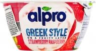 Соевый продукт Alpro Греческий стиль с клубникой и малиной 150 г